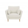 Sillón Levanto pata encino - Taupe
