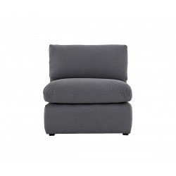 Sillón comodín Bossano - Gris oscuro