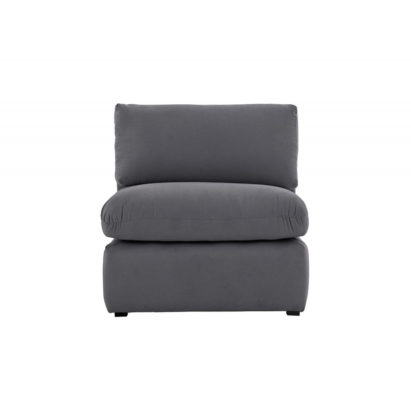 Sillón comodín Bossano - Gris oscuro