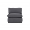 Sillón comodín Bossano - Gris oscuro