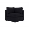 Sillón esquinero Bossano - Negro