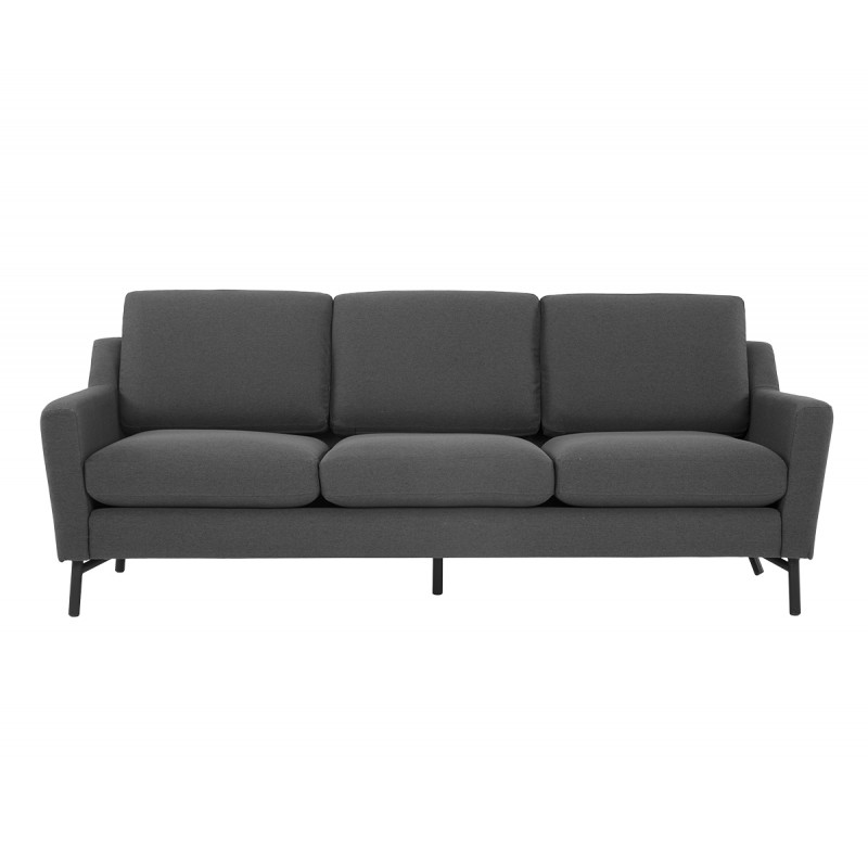 Sofá 3 cuerpos Brooklyn - Gris oscuro