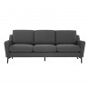 Sofá 3 cuerpos Brooklyn - Gris oscuro