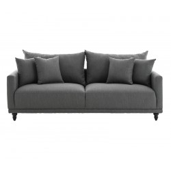 Sofá 3 cuerpos Muxia - Gris grafito