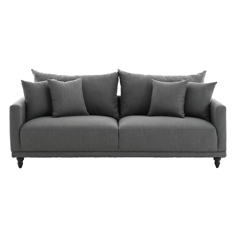 Sofá 3 cuerpos Muxia - Gris grafito