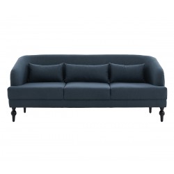 Sofá 3 cuerpos Tafala - Gris grafito