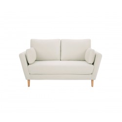 Sofá 2 cuerpos Levanto pata encino - Terracota