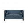 Sofá 2 cuerpos Moncayo terciopelo - Azul