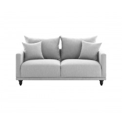 Sofá 2 cuerpos Muxia - Gris oscuro