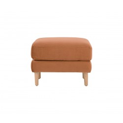 Taburete Levanto pata encino - Terracota