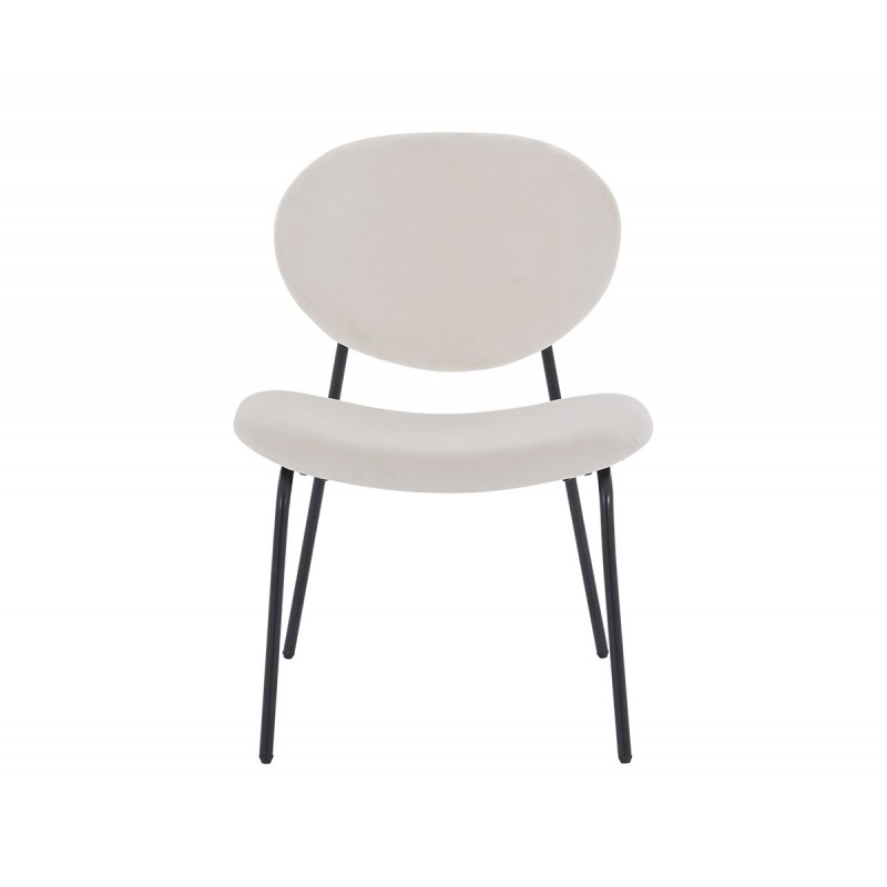 Silla Pisa pata negra - Beige