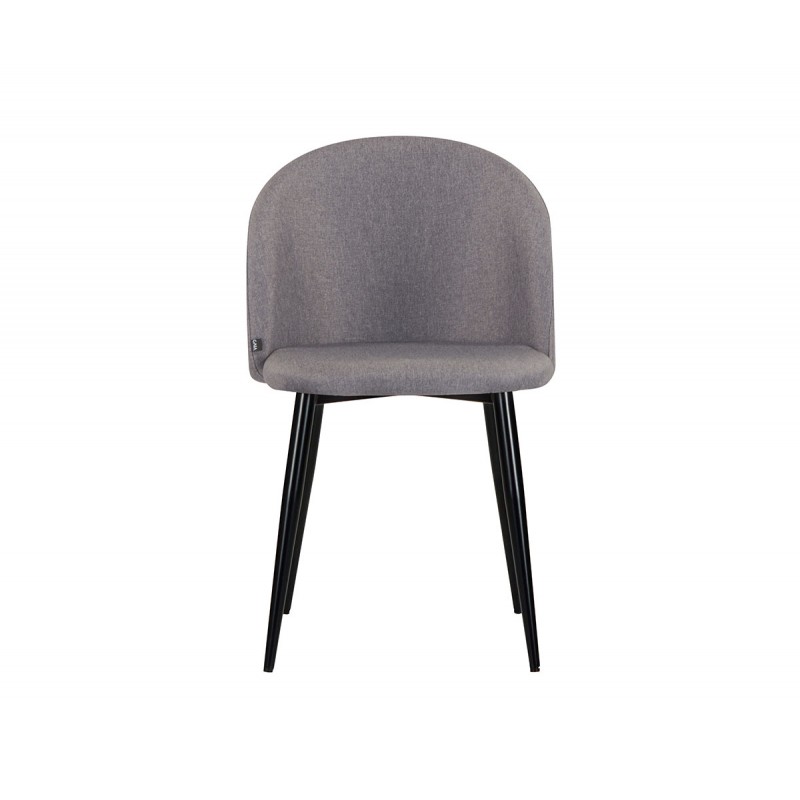 Silla Jonotla pata negra - Gris oscuro